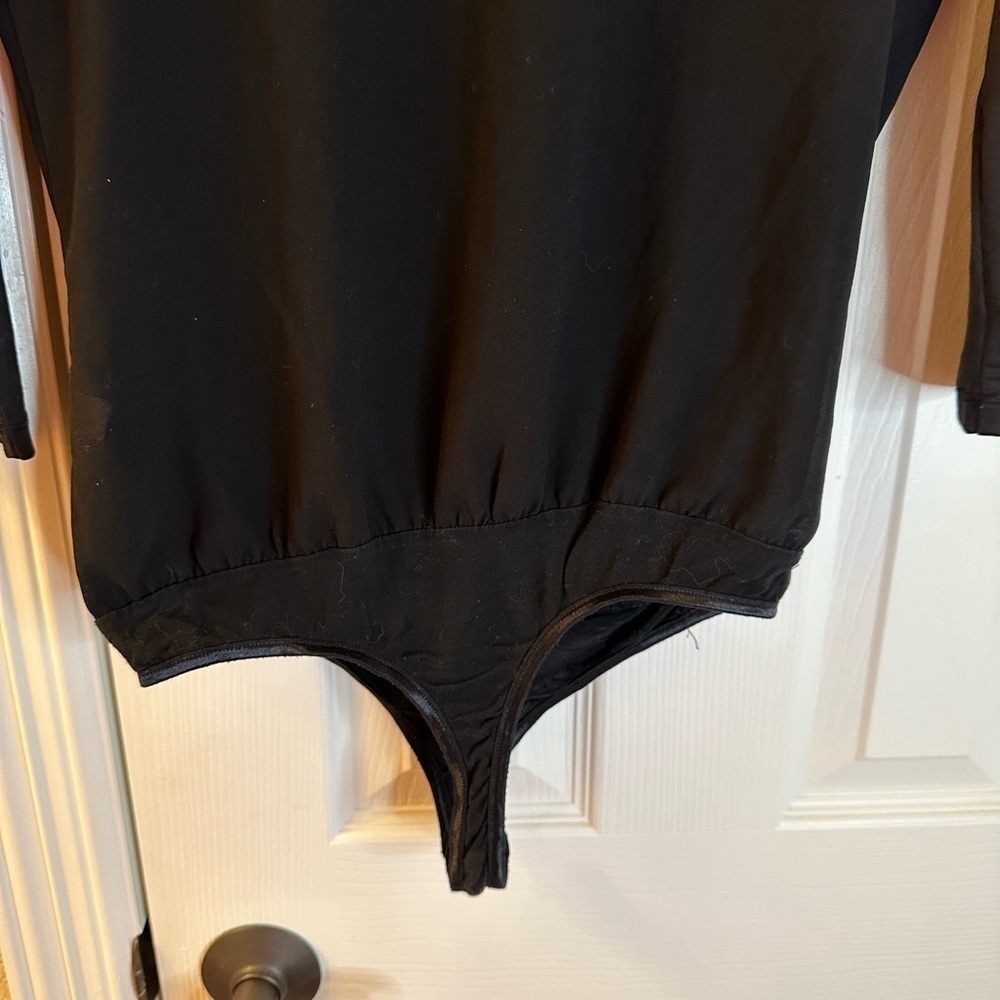 🩷5/$10 Bebe black one piece bodysuit S/P - Picture 9 of 9